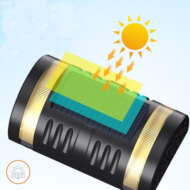 Lampa solara LED decorativa cu lumina bidirectionala Flippy, IP65, 1.2V, 600mah, 15.1 x 9 x 6 cm, material ABS, alb cald-6