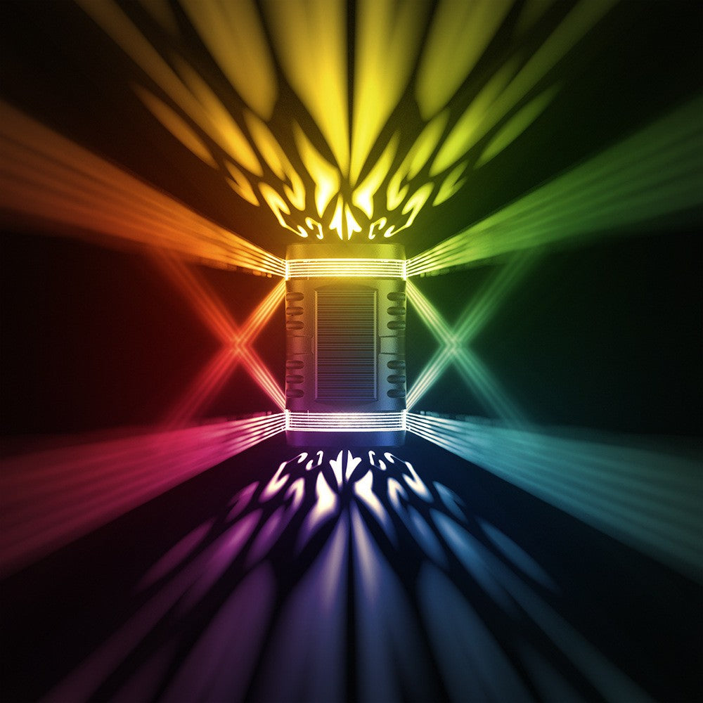 Lampa solara LED decorativa cu lumina bidirectionala Flippy, IP65, 1.2V, 600mah, 15.1 x 9 x 6 cm, material ABS, multicolor-3