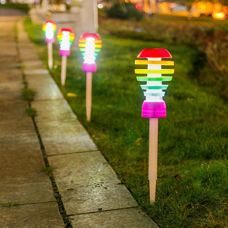 Lampa solara LED design modern pentru gradina Flippy, inaltime 45 cm, 2 moduri de utilizare, 45 x 10 cm, material sticla si ABS, 2V, ABS, 600mAh, alb cald si alb rece, mulicolor-2