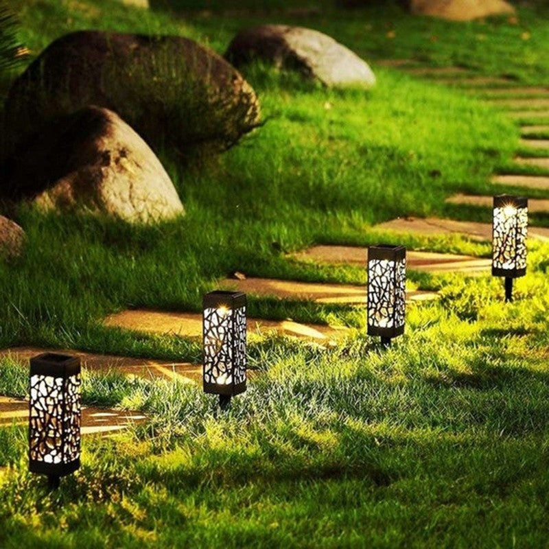 Lampa solara LED Flippy, tip felinar, pentru gradina, inaltime 28.5 cm, putere 0.2W, 1.2V, 600mAh, alb rece-5