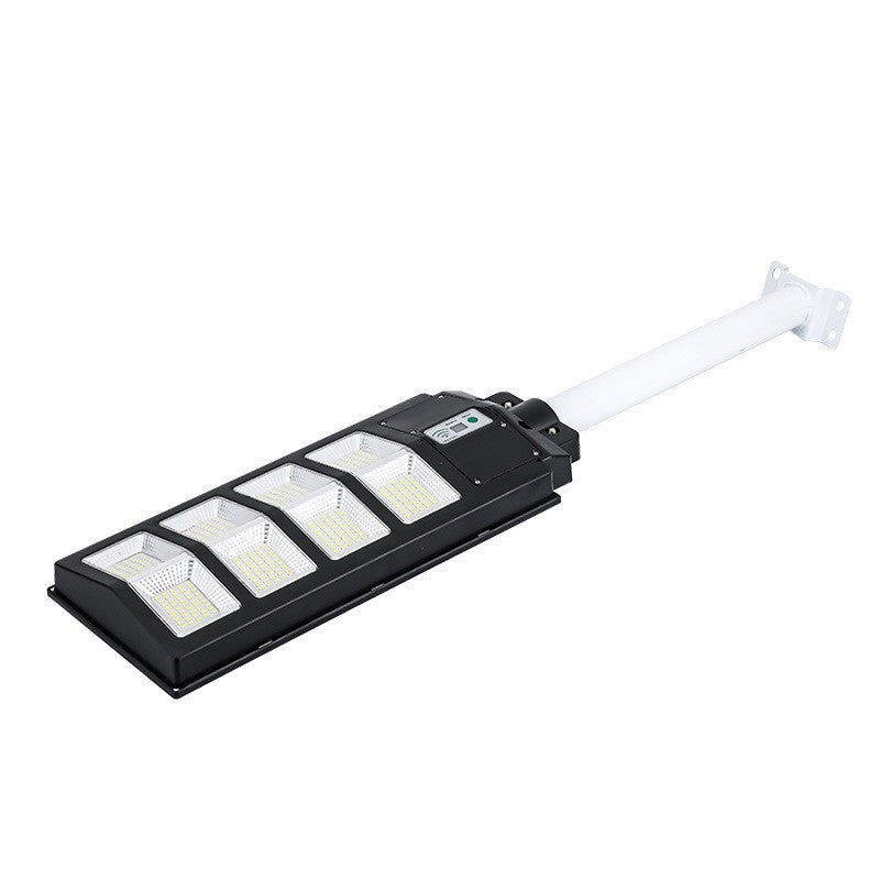 Lampa solara stradala Flippy, cu telecomanda, senzor de miscare si lumina, suport prindere, 180 LED-uri, IP65, ABS, 10AH, 200W, temperatura culoare 6500K, 59.5x23.8x6.8 cm, autonomie 10-12 ore, negru-6