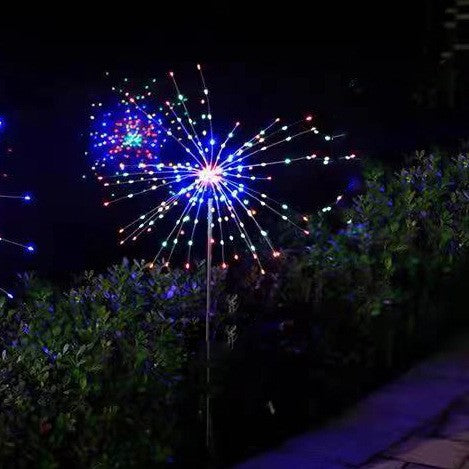 Lampa solara sub forma de artificii, 120 LED-uri, multicolor, Flippy-6