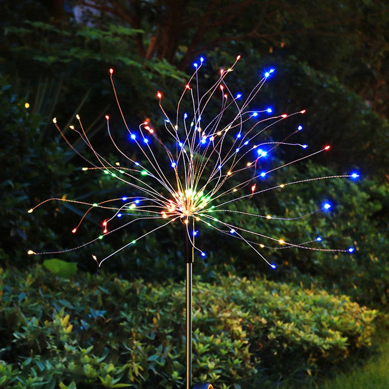 Lampa solara sub forma de artificii, 120 LED-uri, multicolor, Flippy-7