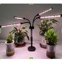 Lampa UV pentru cresterea plantelor Flippy, 4 capete, extensibila, ajustabila pana la 66.5 cm, 20W, conectare la retea, 72 LED-uri, lumina mov-0