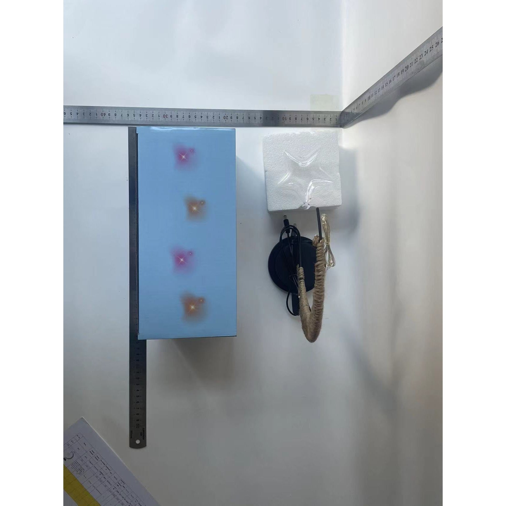 Lampa veghe Flippy, semi-luna cu stea din sticla, led, 28x15 cm, alb cald-8