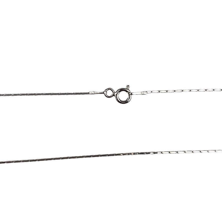 Lantisor Argint 925 Sarpe Shinny 40 cm-2