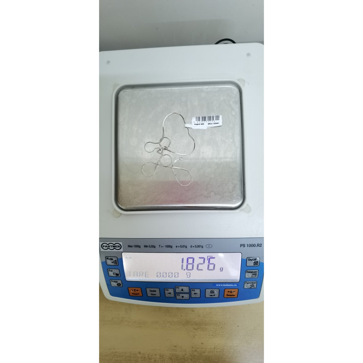 Lantisor din Argint 925, model plat, 39 cm (sss)-6