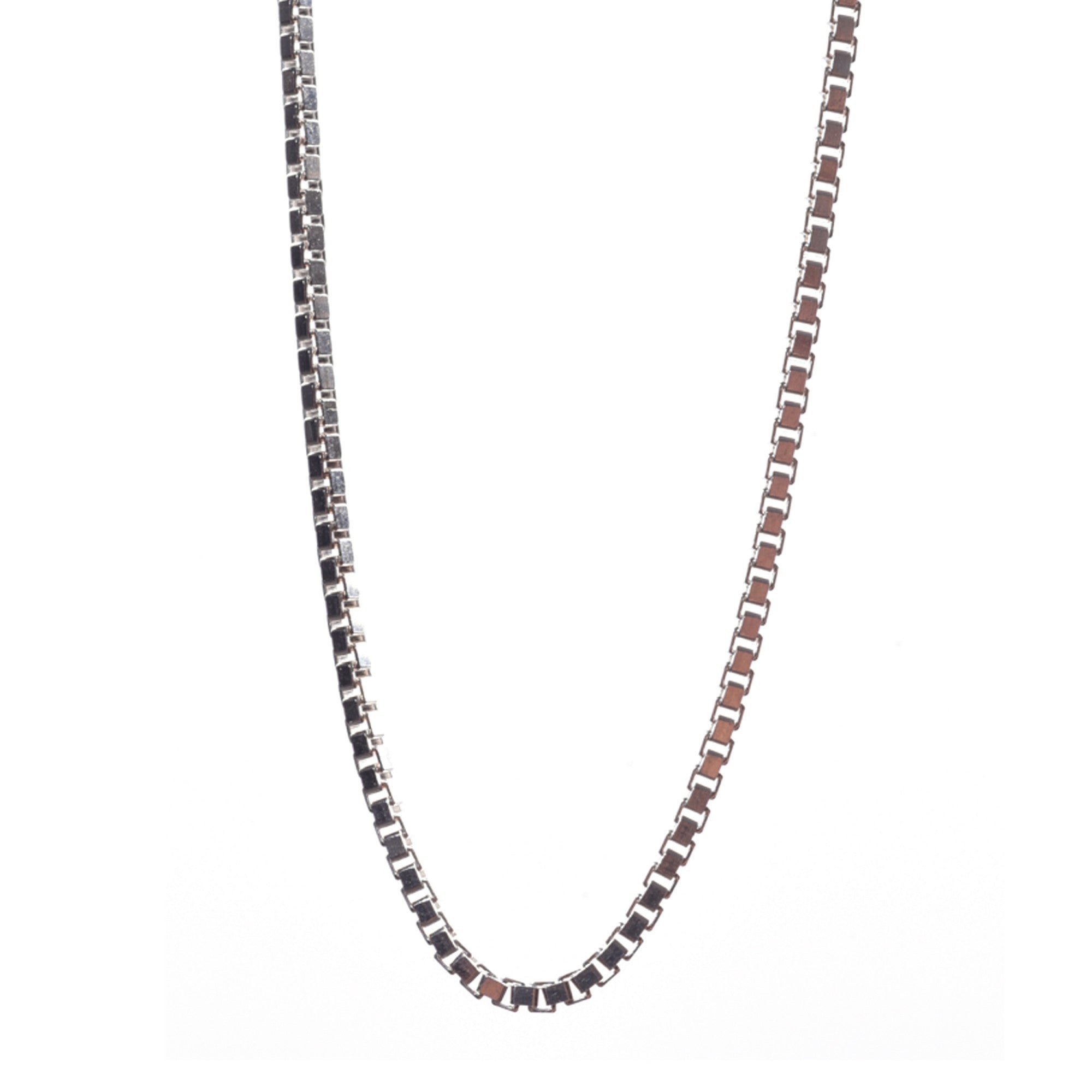 Lantisor din Argint 925, model sarpe rodiat reglabil, 41 cm-0