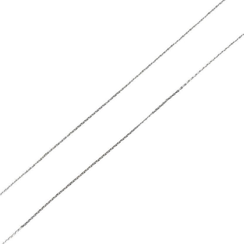 Lantisor din Argint 925, Zale Patrate 38 cm-5