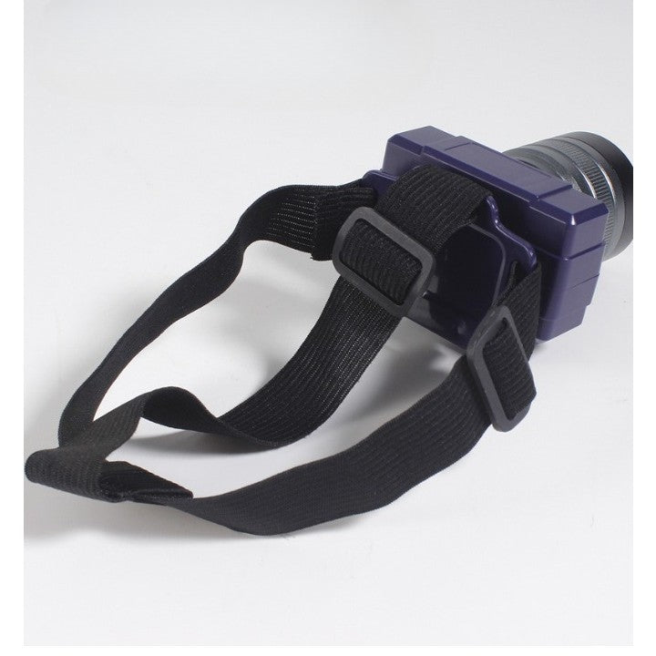 Lanterna LED de Montat pe Cap, Flippy, cu Raza Lunga de Zoom, Far Telescopic, Reglabil, Rezistent la Apa, pentru Pescuit in Aer Liber, Camping, Lumina Puternica, Lanterna, 7.5x5x7 cm, Albastru-8