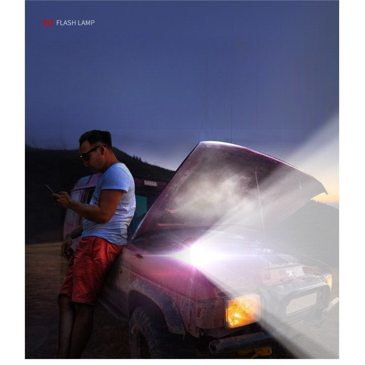 Lanterna LED de Montat pe Cap, Flippy, cu Raza Lunga de Zoom, Reincarcabila USB, Far Telescopic, Rezistent la Apa, Reglabil, pentru Pescuit in Aer Liber, Camping, Lumina Puternica, Lanterna, 7.5x5.8x5.5 cm, Verde-4