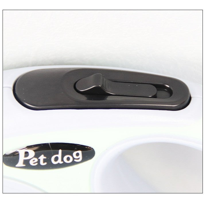 Lesa Automata Retractabila, Flippy, pentru Caini, 3m, 20 kg, ABS, Negru/Bleu, 8x12x4 cm-5