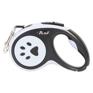 Lesa Automata Retractabila, Flippy, pentru Caini, 3m, 20 kg, ABS, Negru/Bleu, 8x12x4 cm-0