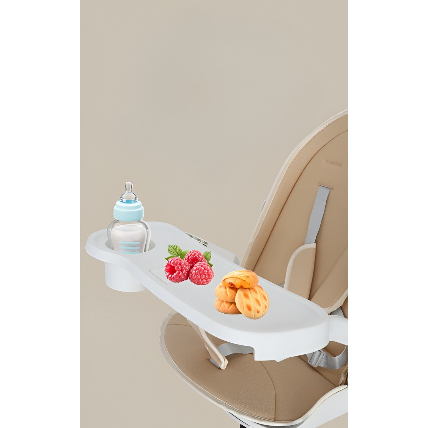 Carucior Sport Flippy 3in1, 6-36 Luni, Reversibil, Pliabil, Tavita pentru Masa, Pozitie de Somn, Centura de Siguranta, Roti 360, Suport Pahar, Copertina pentru Soare, 33x66x85cm, Alb Model Pisica-4