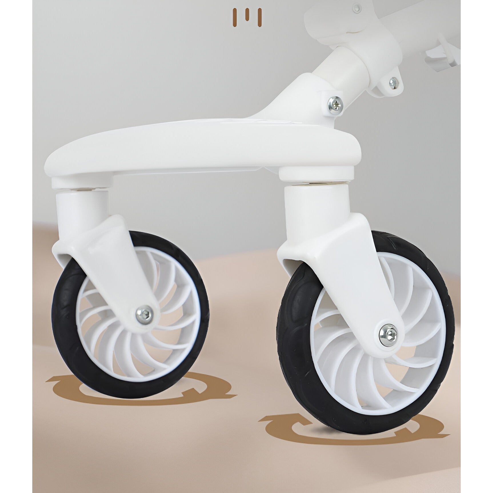 Carucior Sport Flippy 3in1, 6-36 Luni, Reversibil, Pliabil, Tavita pentru Masa, Pozitie de Somn, Centura de Siguranta, Roti 360, Suport Pahar, Copertina pentru Soare, 33x66x85cm, Alb Model Pisica-8