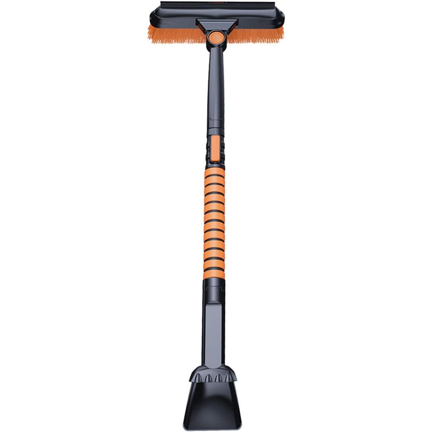 Lopata pentru zapada Flippy, 3 in 1, Perie si Racleta, Rotativa, Telescopica, Detasabila, Material Aluminiu si ABS, 100 x 25 cm, negru-0