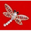 Martisor Brosa Mica in Cutie, Dimensiune Brosa 2.5-3 cm, Material Metal, Model Libelula Traditionala-0
