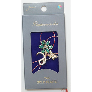 Martisor Brosa Placata cu Aur 24K, Dimensiune Brosa Aprox 2- 3 cm, Model 10-0
