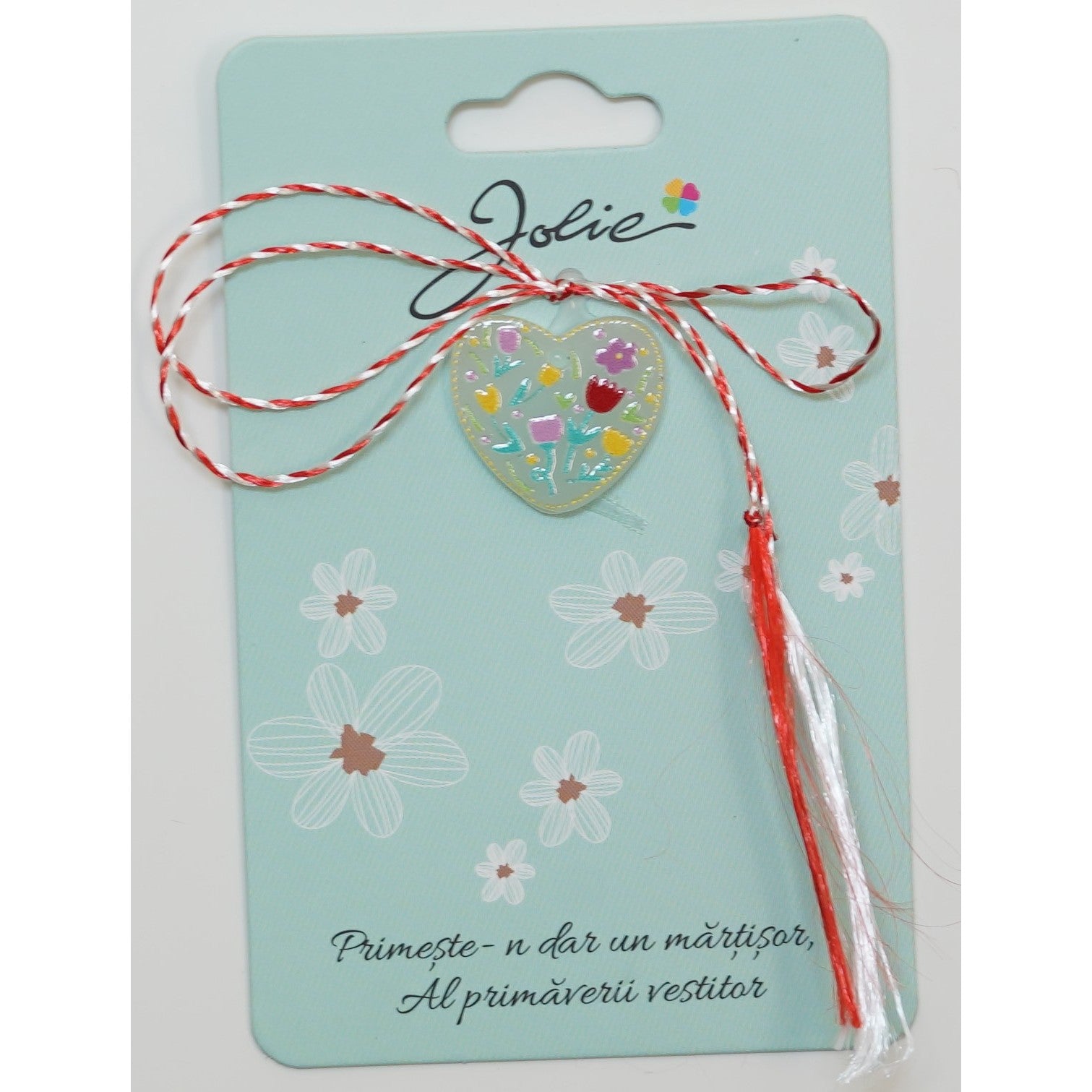 Martisor din Acril, Dimensiune Pandantiv Aprox 2 cm, Multicolor, Model 1-0