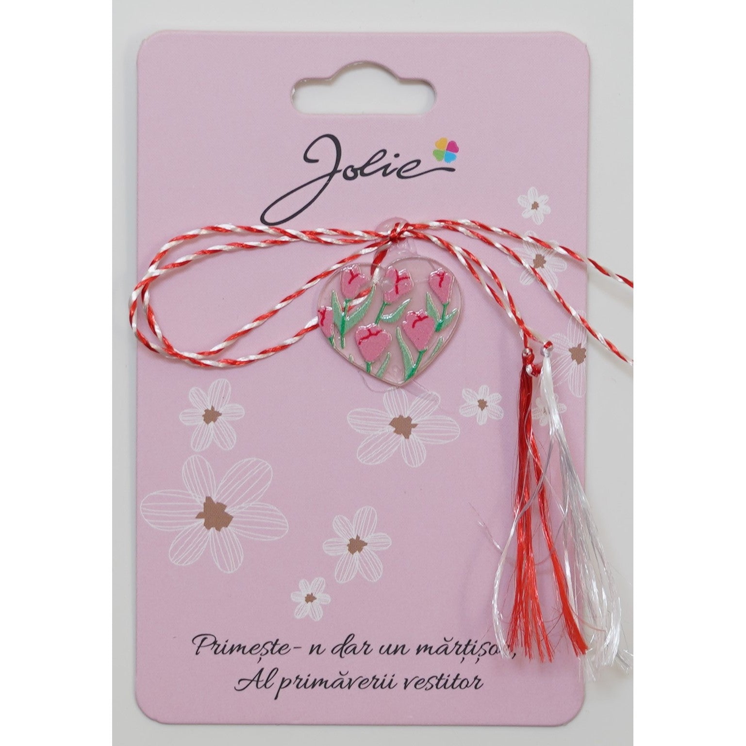 Martisor din Acril, Dimensiune Pandantiv Aprox 2 cm, Multicolor, Model 13-0