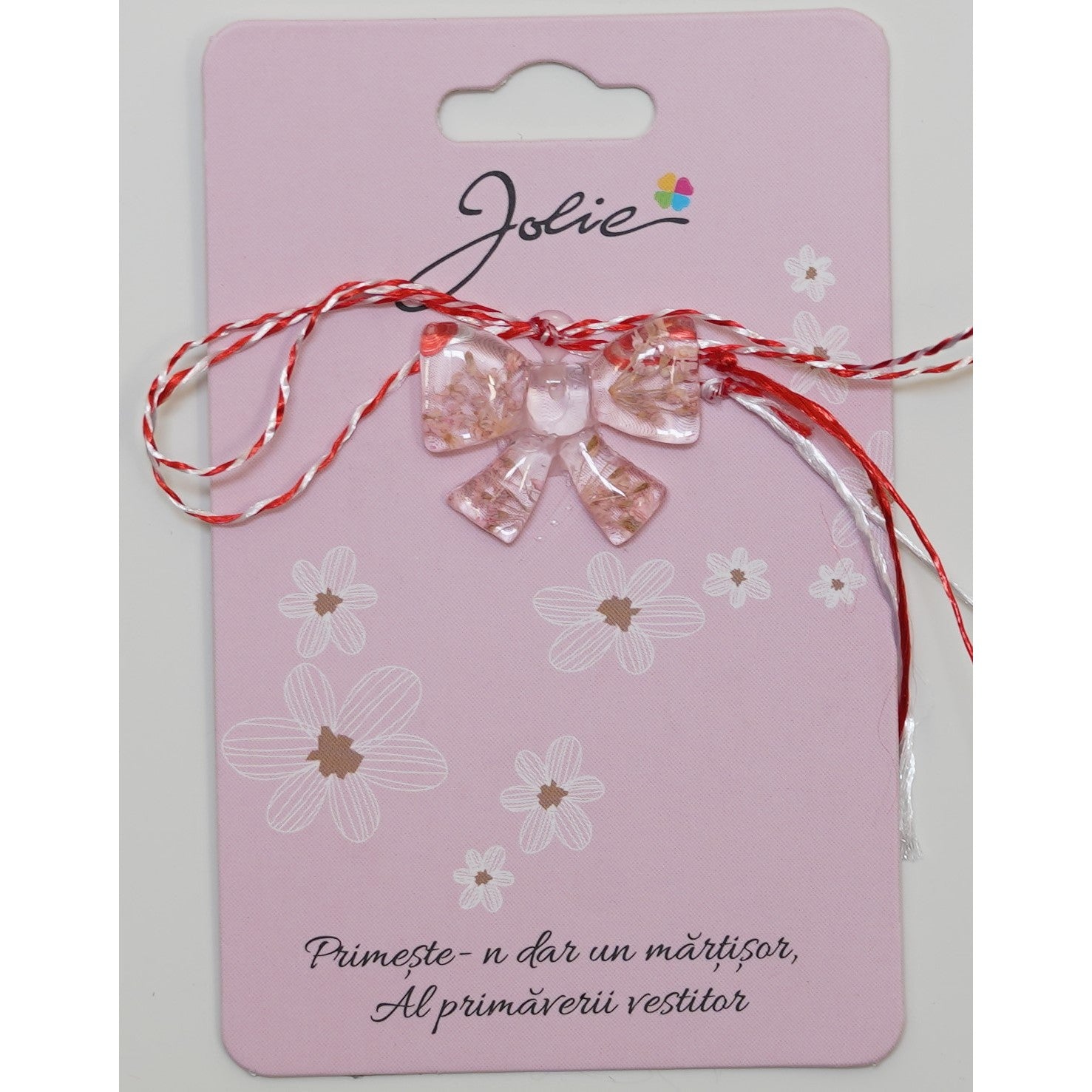 Martisor din Acril, Dimensiune Pandantiv Aprox 2 cm, Multicolor, Model 15-0