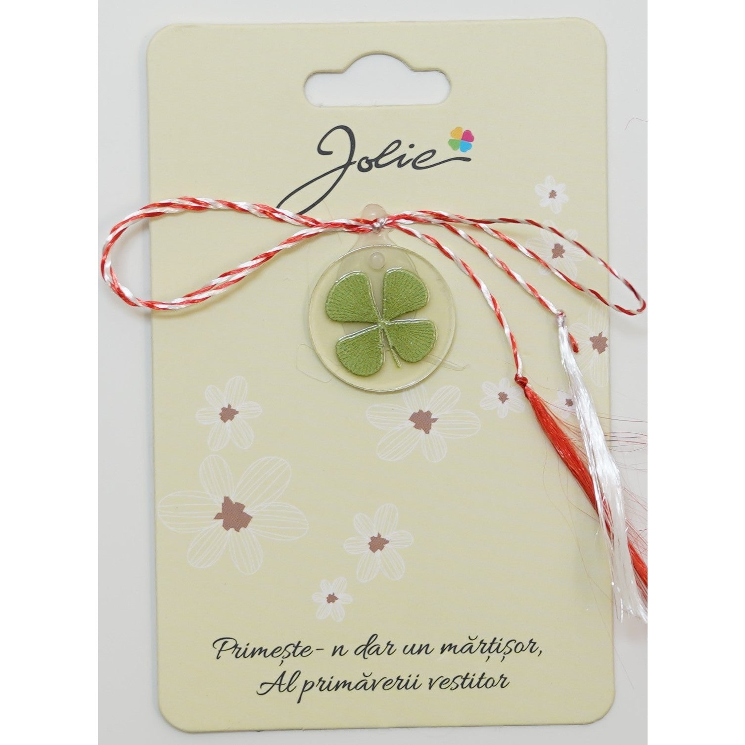 Martisor din Acril, Dimensiune Pandantiv Aprox 2 cm, Multicolor, Model 17-0