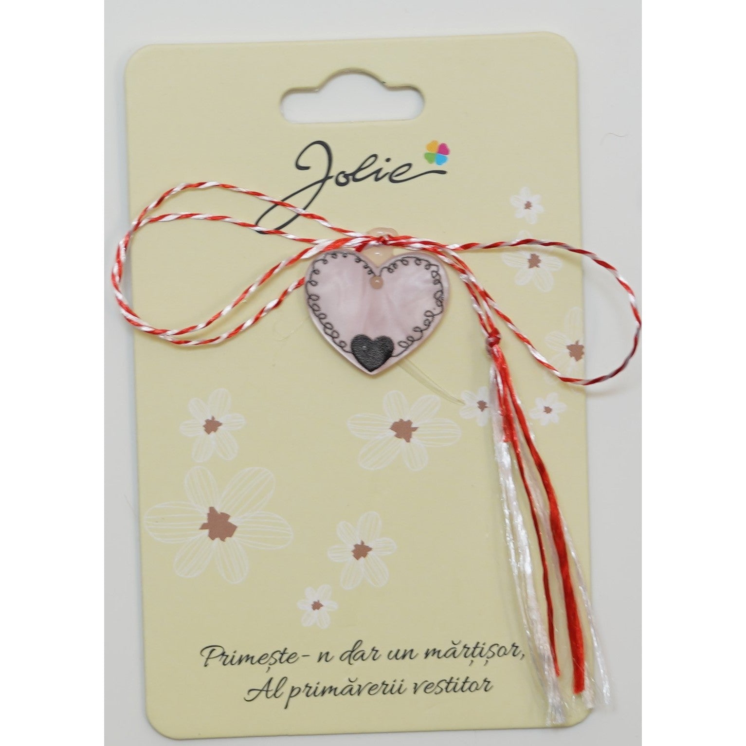 Martisor din Acril, Dimensiune Pandantiv Aprox 2 cm, Multicolor, Model 3-0