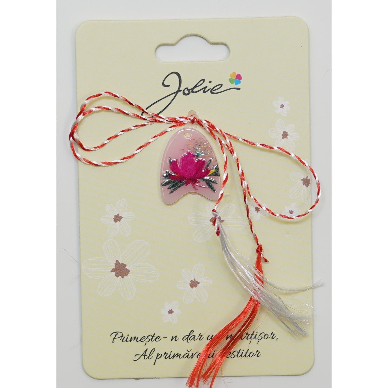 Martisor din Acril, Dimensiune Pandantiv Aprox 2 cm, Multicolor, Model 4-0