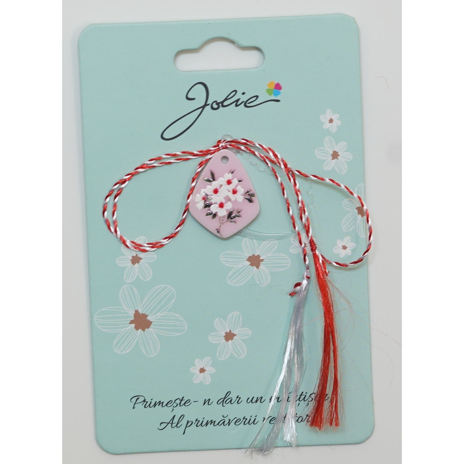 Martisor din Acril, Dimensiune Pandantiv Aprox 2 cm, Multicolor, Model 9-0