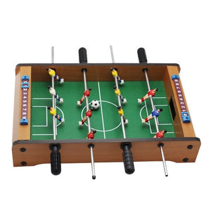 Masa de fotbal cu teren si 12 jucatori Flippy, cu tablou pentru scor, din metal, lemn si ABS, 34.5 x 23 x 7 cm, pentru copii-0
