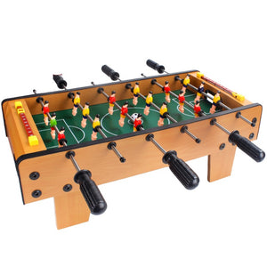 Masa de fotbal cu teren si 18 jucatori Flippy, 6 manere, cu tablou pentru scor, din metal, lemn si ABS, 50 x 25 x 18 cm, cu picioare, pentru copii/adulti-0