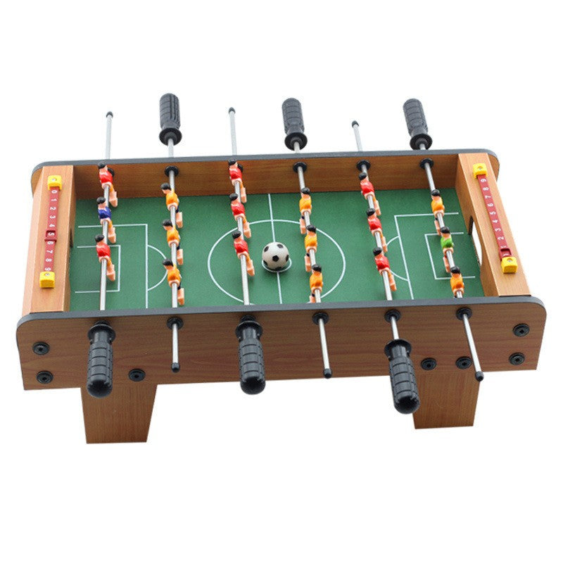Masa de Fotbal cu Teren si 18 Jucatori Flippy, 6 Manere, cu Tablou pentru Scor, din Metal, Lemn si ABS, 60.5 x 30.5 x 18.5 cm, cu Picioare, pentru copii/adulti-0