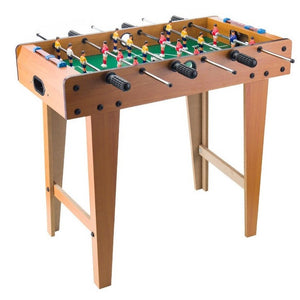 Masa de Fotbal cu Teren si 18 Jucatori Flippy, 6 Manere, cu Tablou pentru Scor, din Metal, Lemn si ABS, 69 x 36.5 x 61 cm, cu Picioare, pentru copii/adulti-0
