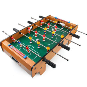 Masa de Fotbal cu Teren si 18 Jucatori Flippy, 6 Manere, cu Tablou pentru Scor, din Metal, Lemn si ABS, 69 x 36.5 x 23 cm, cu Picioruse, pentru copii/adulti-0