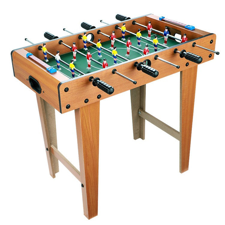Masa de fotbal cu teren si 18 jucatori Flippy, cu tablou pentru scor, din metal, lemn si ABS, cu Picioare, 69 x 34 x 65 cm, pentru copii si adulti-0