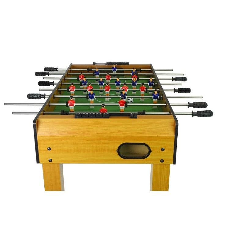 Masa de Fotbal cu Teren si 21 Jucatori Flippy, 8 Manere, cu Tablou pentru Scor, din Metal, Lemn si ABS, 120 x 61.5 x 81 cm, cu Picioare, pentru copii/adulti-5