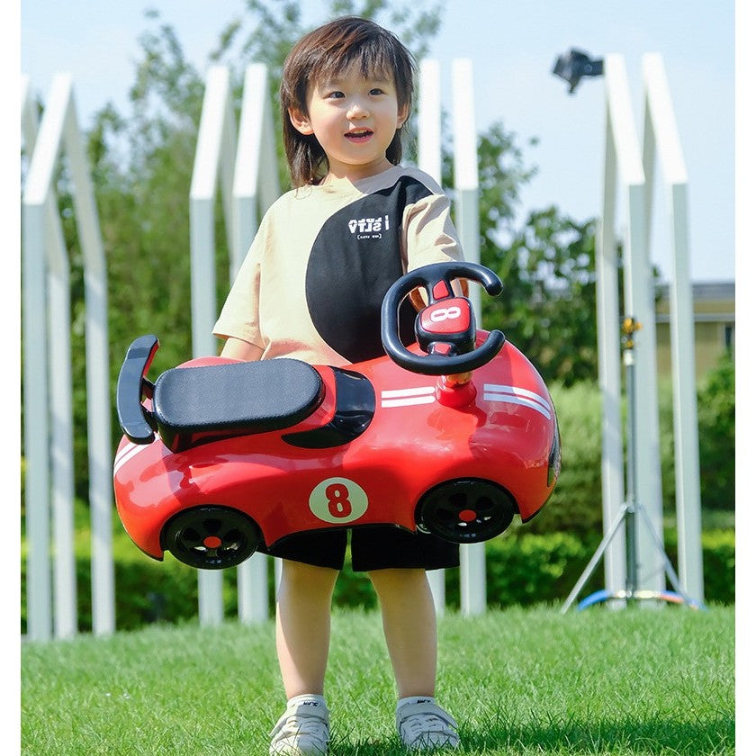 Masina pentru Copii, Flippy, 1-3 ani, Impingere, Bluetooth, Muzica, din ABS, 4 Roti, Inaltime Sezut 22 cm, Rosu-4