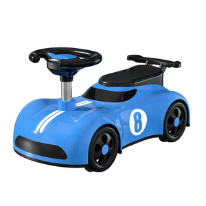 Masina pentru Copii, Flippy, 1-3 ani, Impingere, Bluetooth, Muzica, din ABS, 4 Roti, Inaltime Sezut 22 cm, Albastru-0