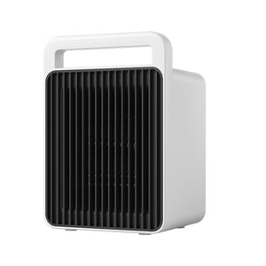 Mini Aeroterma, Flippy, Mini Radiator Electric, Putere 900 W, Buton cu 2 Trepte de Temperatura, Inchidere Automata, cu Maner de Prindere, 15x10.3x21 cm, Alb/ Negru-0