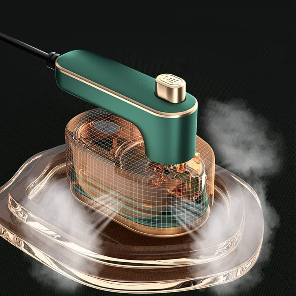 Mini Fier de Calcat, Flippy, Pliabil si Portabil, Calcare Verticala/Orizonala, cu Abur, 50 ml, 40W, 10.5 x 12 cm, Verde-5