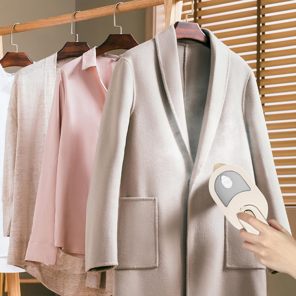 Mini Fier de Calcat, Flippy, Pliabil si Portabil, Calcare Verticala/Orizonala, cu Abur, 50 ml, 40W, 10.5 x 12 cm, Alb-6