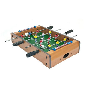 Mini Masa de Fotbal cu Teren si 12 Jucatori Flippy, 4 Manere, cu Tablou pentru Scor, din Metal, Lemn si ABS, 51 x 31 x 9.6 cm, pentru copii/adulti-0