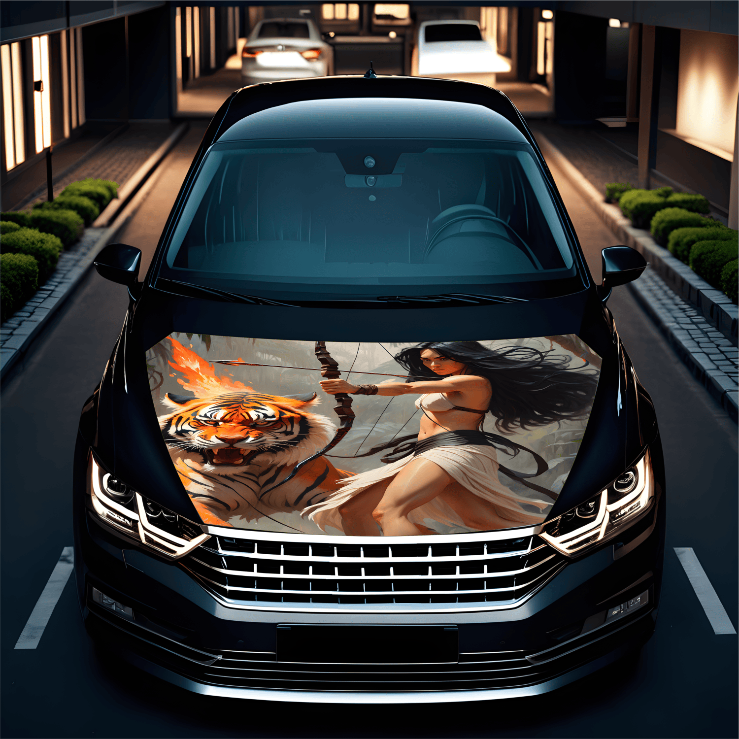 Folie Capota Auto "Hood Art" rezistenta la exterior, marime M (165 x 120cm) - Cod_ AVX-CAPOTA-010M-1