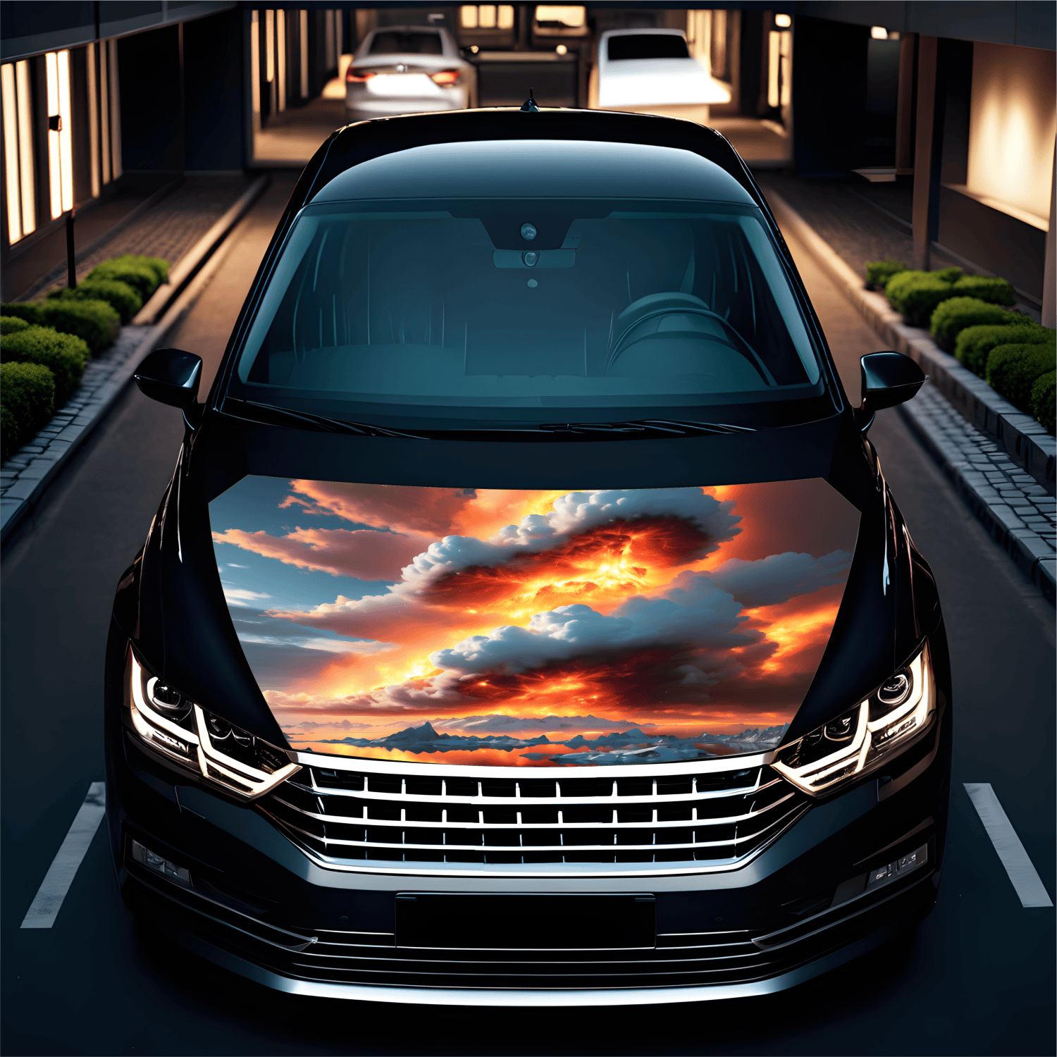 Folie Capota Auto "Hood Art" rezistenta la exterior, marime M (165 x 120cm) - Cod_ AVX-CAPOTA-024M-1