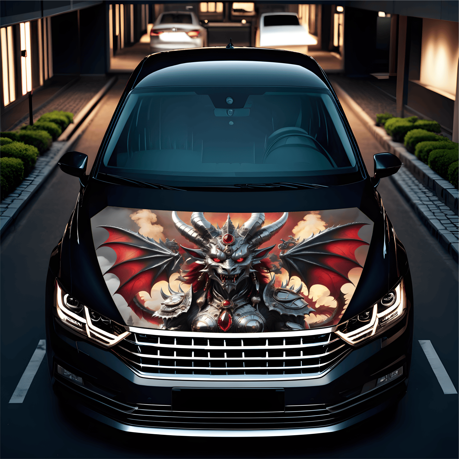 Folie Capota Auto "Hood Art" rezistenta la exterior, marime M (165 x 120cm) - Cod_ AVX-CAPOTA-027M-1