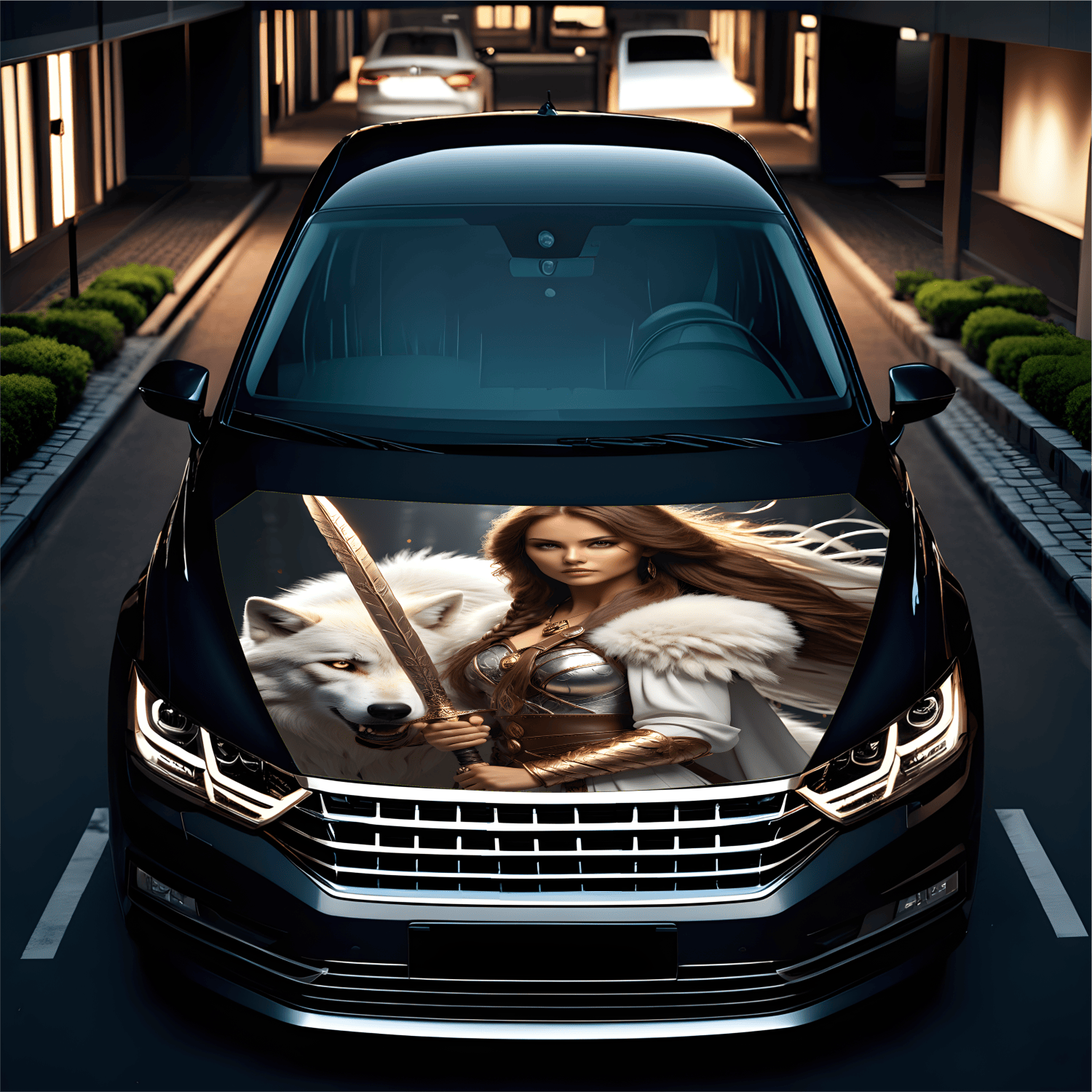 Folie Capota Auto "Hood Art" rezistenta la exterior, marime L (180 x 130cm) - Cod_ AVX-CAPOTA-006L-1