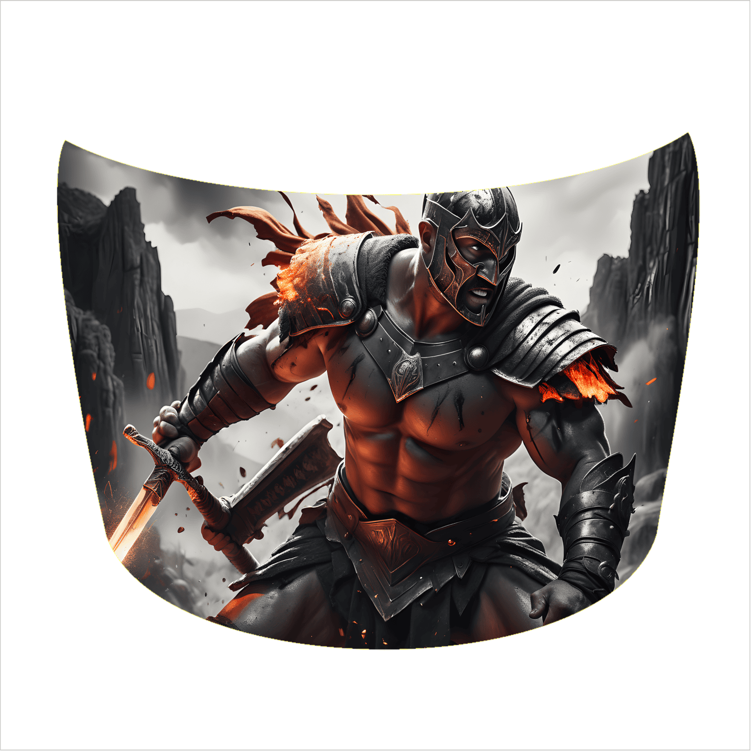 Folie Capota Auto "Hood Art" rezistenta la exterior, marime L (180 x 130cm) - Cod_ AVX-CAPOTA-008L-2