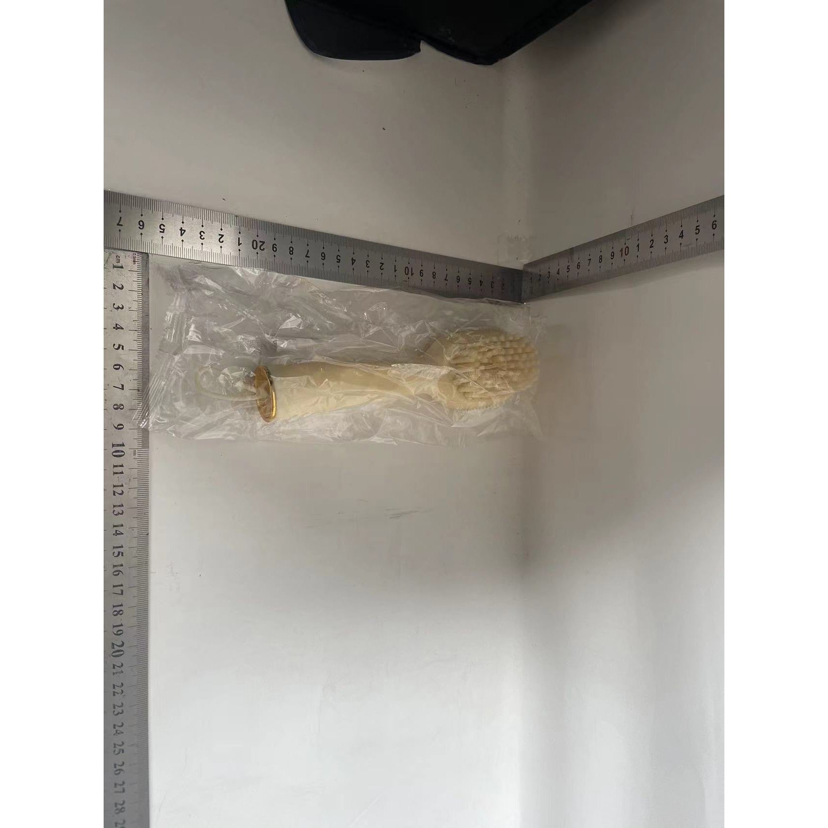 Perie pentru Curatare Incaltaminte cu Recipient pentru Detergent, Flippy, Perie Multifunctionala pentru Incaltaminte si Lenjerie, cu Peri Moi, Fara Deteriorare, 22x6x4 cm, Culoare Galben-1