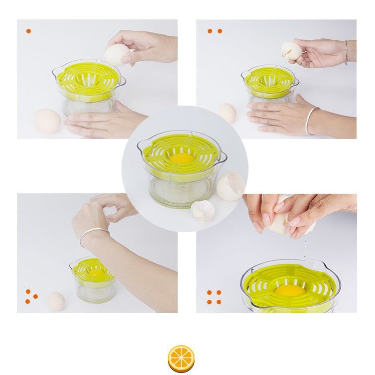 Storcator de Fructe 2 in 1, Flippy, cu Razatoare si Separator Ou, 14.8 x 8 x 13 cm, Verde-7