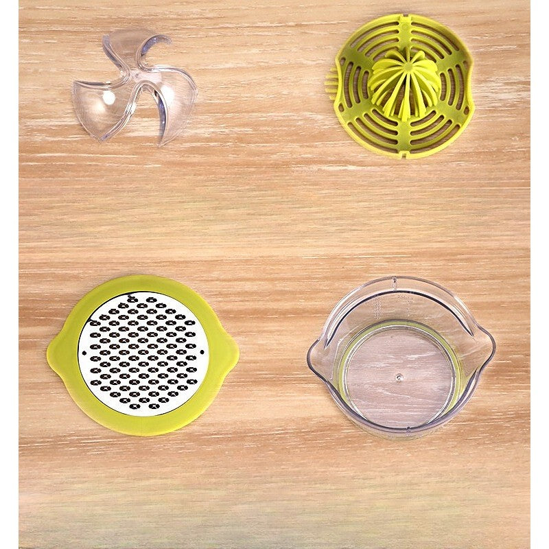 Storcator de Fructe 2 in 1, Flippy, cu Razatoare si Separator Ou, 14.8 x 8 x 13 cm, Verde-11